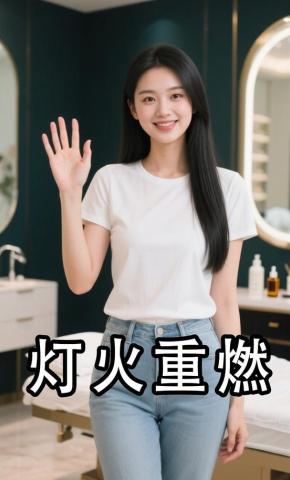 短剧《灯火重燃》海报