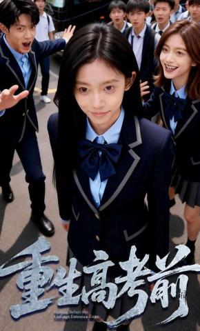 短剧《重生高考前》海报