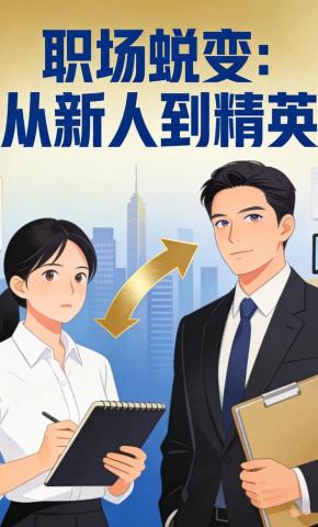 短剧《职场蜕变：从新人到精英》海报