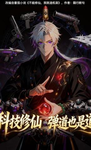 短剧《科技修仙 ，弹道也是道》海报