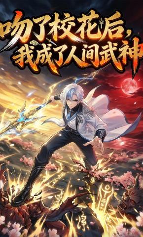 短剧《吻了校花后，我成了人间武神》海报