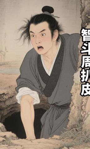 短剧《智斗周扒皮》海报