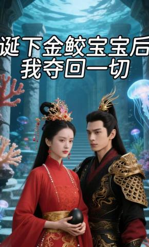 短剧《诞下金鲛宝宝后，我夺回一切》海报