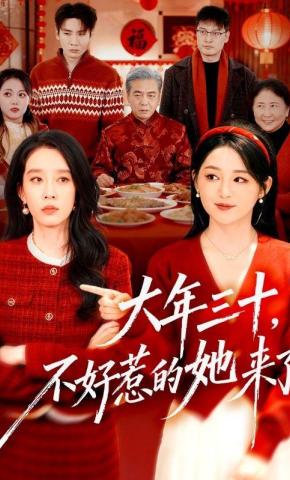 短剧《大年三十，不好惹的她来了》海报
