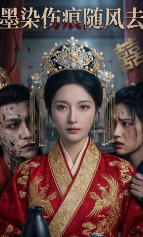 短剧《墨染伤痕随风去》海报