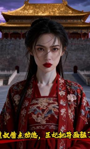 短剧《皇叔借点功德，王妃把符画猛了》海报