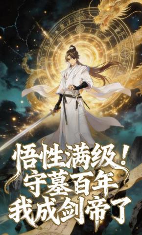 短剧《悟性满级！守墓百年我成剑帝了》海报