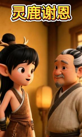 短剧《灵鹿谢恩》海报