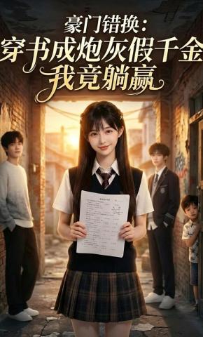 短剧《豪门错换：穿书成炮灰假千金，我竟躺赢》海报