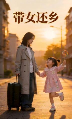 短剧《带女还乡》海报