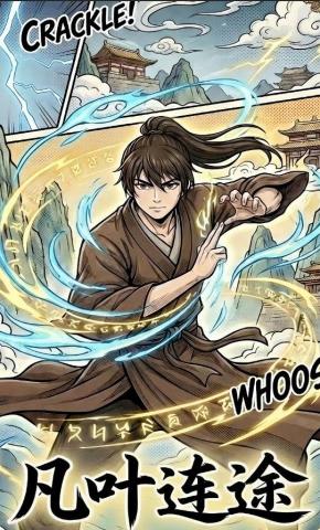 短剧《凡叶连途》海报