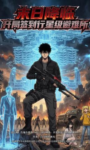 短剧《末日降临：开局签到行星级避难所》海报