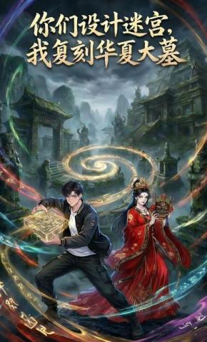 短剧《你们设计迷宫，我复刻华夏大墓》海报