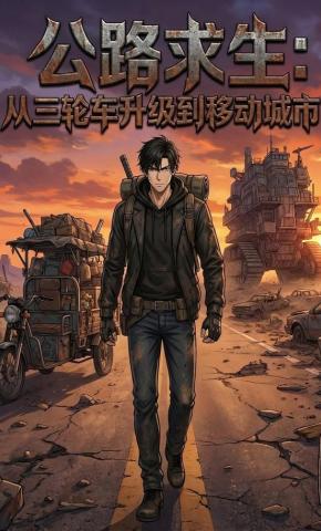 短剧《公路求生：从三轮车升级到移动城市》海报