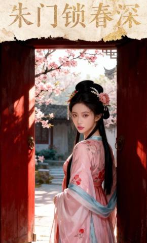 短剧《朱门锁春深》海报