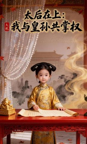 短剧《太后在上：我与皇孙共掌权》海报