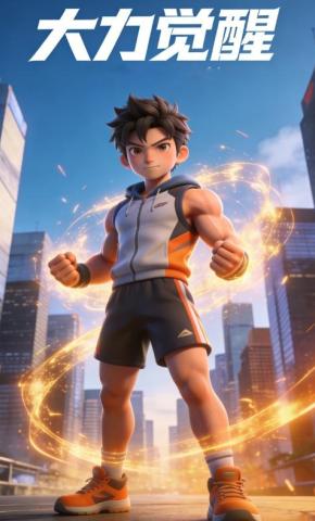 短剧《大力觉醒》海报