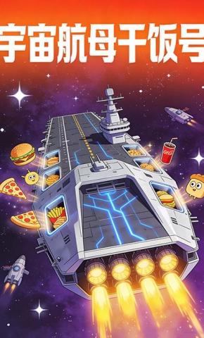 短剧《宇宙航母干饭号》海报