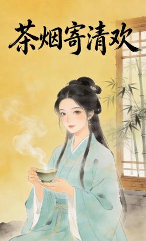 短剧《茶烟寄清欢》海报