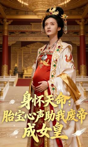 短剧《身怀天命：胎宝心声助我废帝成女皇》海报