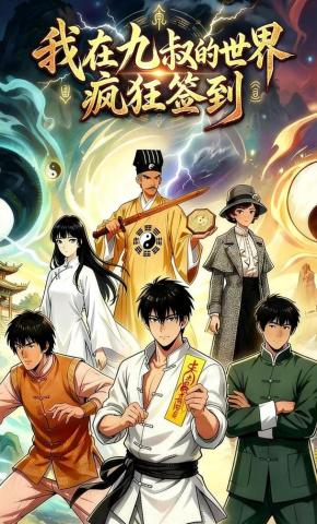 短剧《我在九叔的世界疯狂签到》海报