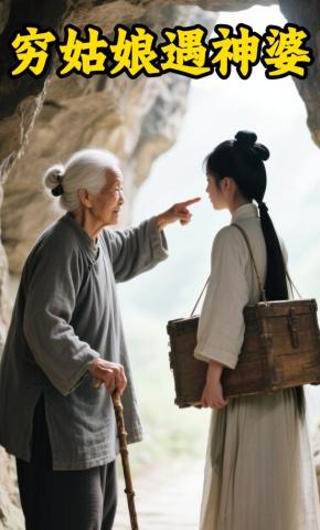 短剧《穷姑娘遇神婆》海报