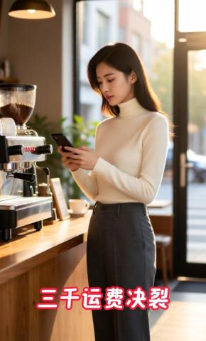 短剧《三千运费决裂》海报