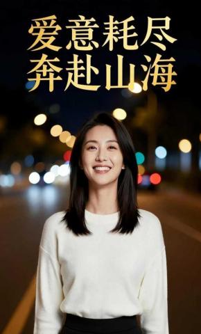 短剧《爱意耗尽，奔赴山海》海报