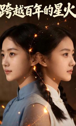 短剧《跨越百年的星火》海报