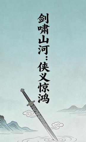 短剧《剑啸山河：侠义惊鸿》海报
