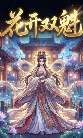 短剧《花开双魁》海报