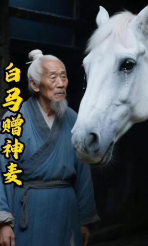 短剧《白马赠神麦》海报