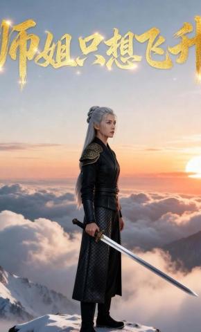 短剧《师姐只想飞升》海报