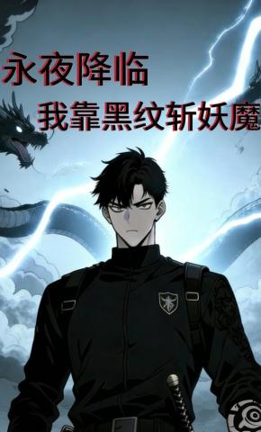 短剧《永夜降临，我靠黑纹斩妖魔》海报