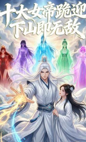 短剧《十大女帝跪迎，下山即无敌》海报