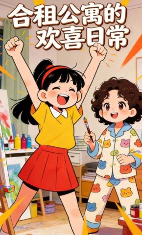 短剧《合租公寓的欢喜日常》海报