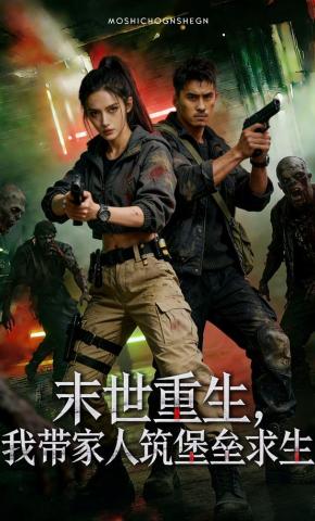 短剧《末世重生，我带家人筑堡垒求生》海报