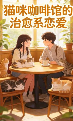 短剧《猫咪咖啡馆的治愈系恋爱》海报