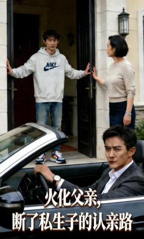 短剧《火化父亲，断了私生子的认亲路》海报