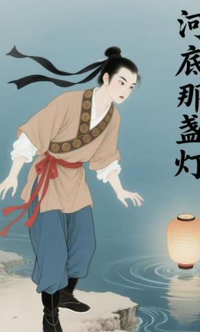 短剧《河底那盏灯》海报