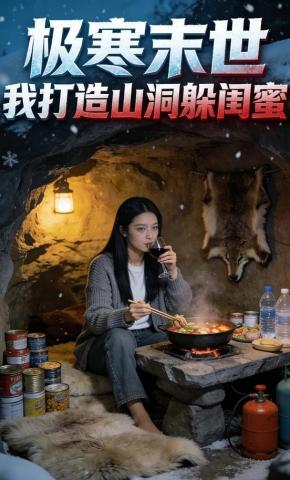 短剧《极寒末世我打造山洞躲闺蜜》海报