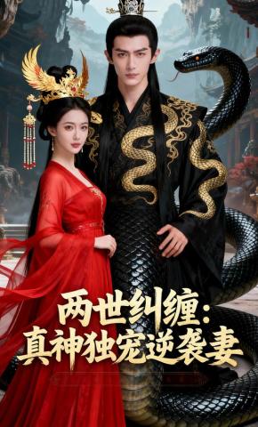 短剧《两世纠缠：真神独宠逆袭妻》海报