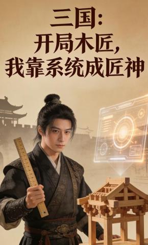 短剧《三国：开局木匠，我靠系统成匠神》海报