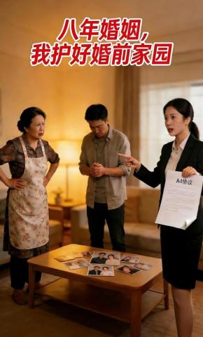 短剧《八年婚姻，我护好婚前家园》海报