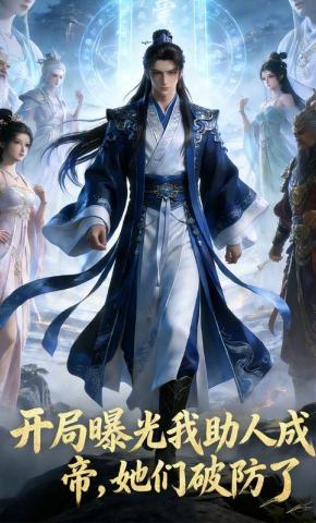 短剧《开局曝光我助人成帝，她们破防了》海报