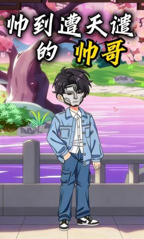 短剧《帅到遭天谴的帅哥》海报