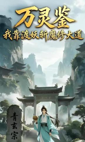 短剧《万灵鉴：我靠渡妖斩魔修大道》海报