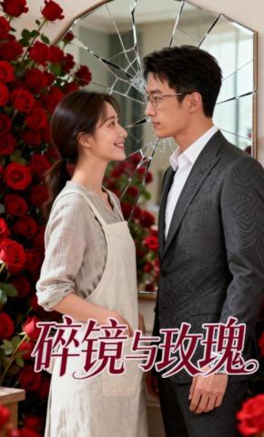 短剧《碎镜与玫瑰》海报