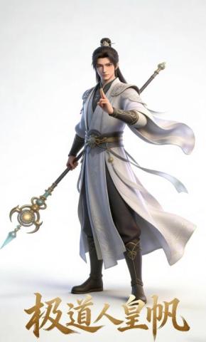 短剧《极道人皇帆》海报