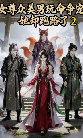 短剧《女尊众美男玩命争宠，她却跑路了2》海报